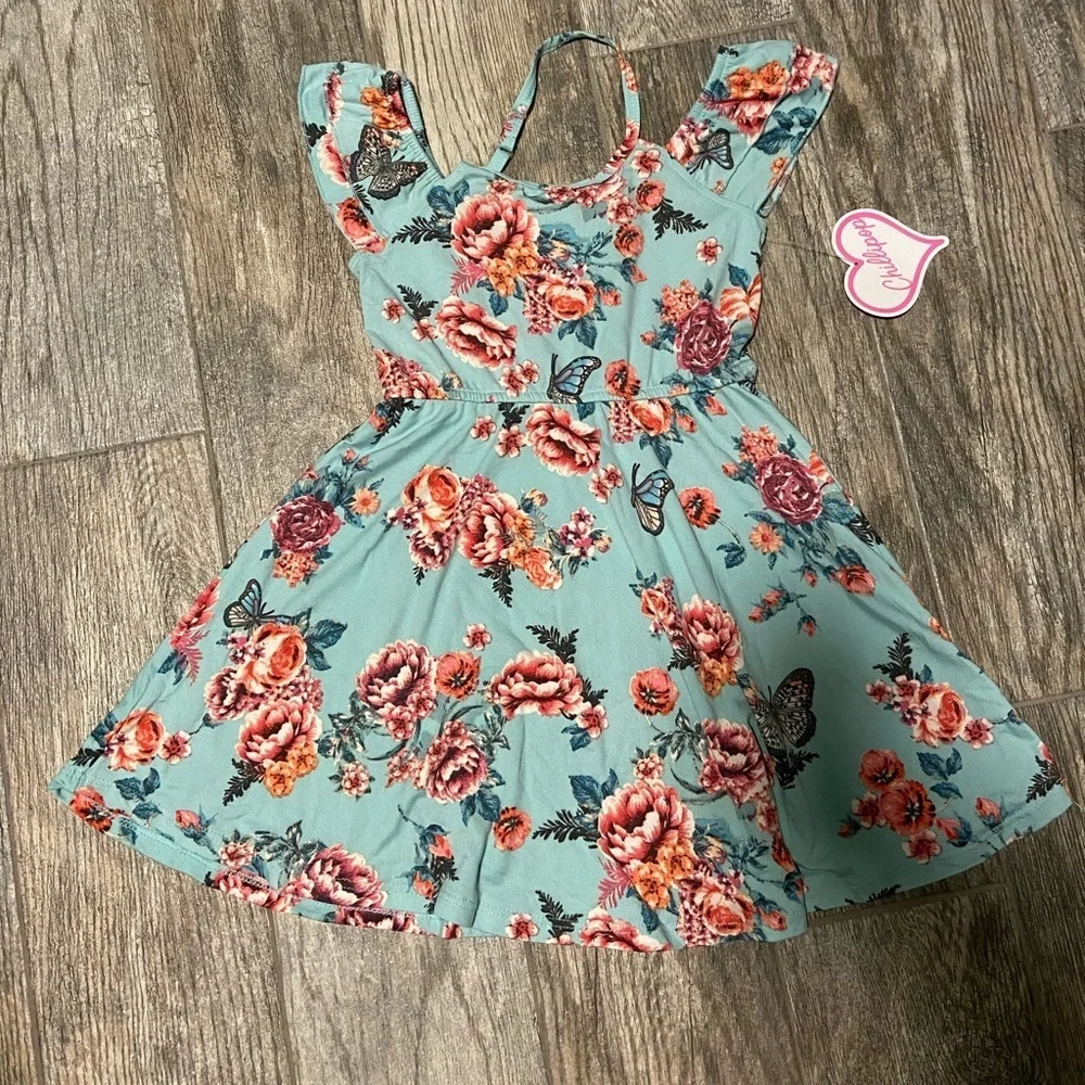 💎Girls flare dress